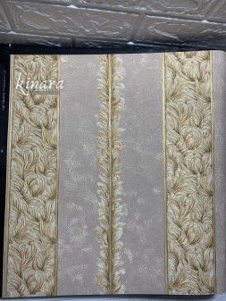 Wallpaper Gold Klasik Garis Mewah E0101