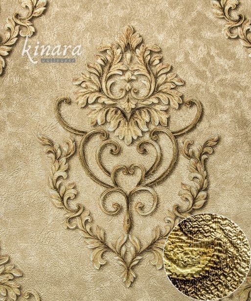 Wallpaper Gold Klasik Batik E0102