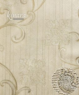 Wallpaper Krem Klasik Batik Ulir E0121