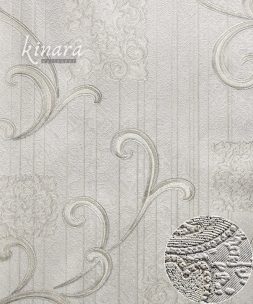 Wallpaper Abu-abu Klasik Batik Ulir E0123