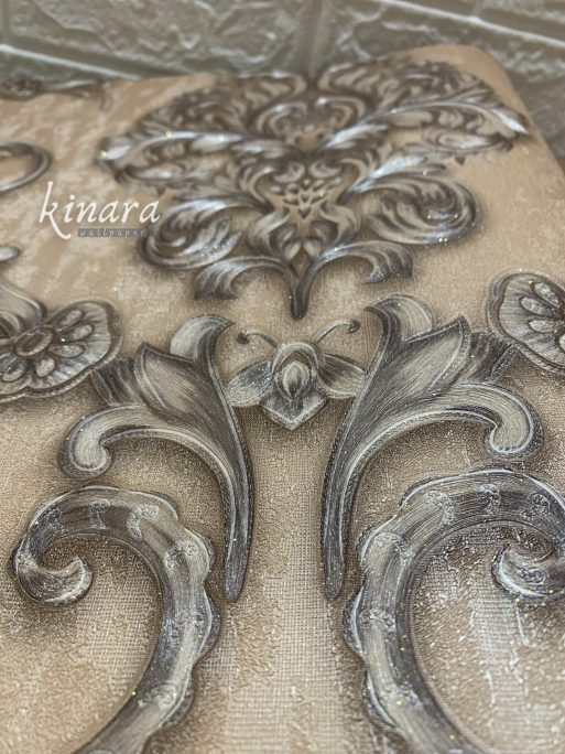 Wallpaper Klasik Batik Coklat E0148