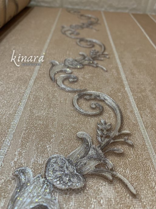 Wallpaper Garis Coklat E0149