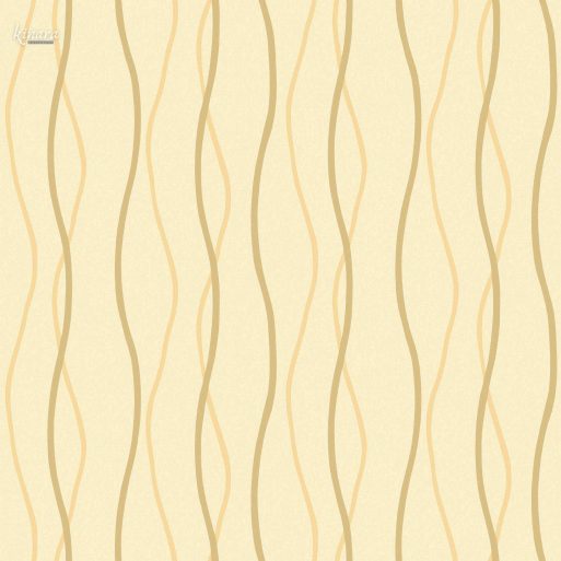 Wallpaper Ulir Coklat Gold Dasar Krem Minimalis E0160