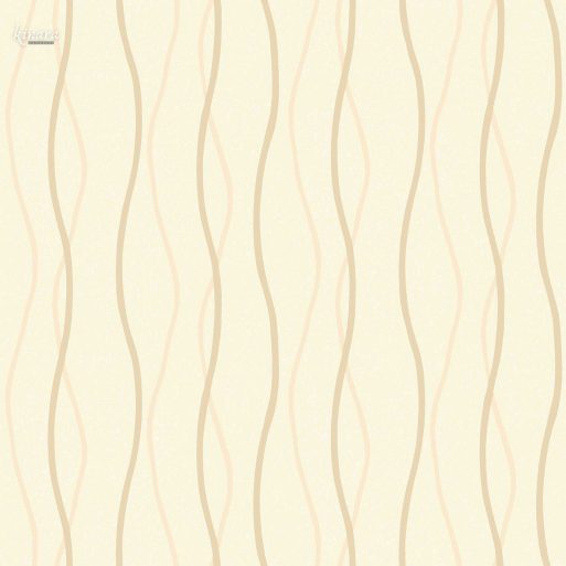 Wallpaper Ulir Coklat Gold Dasar Krem Muda Minimalis E0161