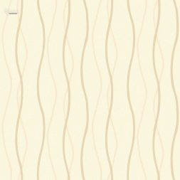 Wallpaper Ulir Coklat Gold Dasar Krem Muda Minimalis E0161
