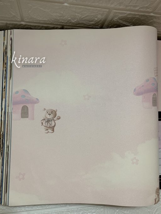 Wallpaper Anak Boneka Pink E0164