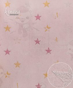 Wallpaper Anak Boneka Pink E0164