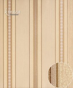 Wallpaper Klasik Batik Gold Krem E0172