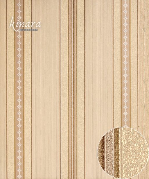 Wallpaper Klasik Batik Gold Krem E0172