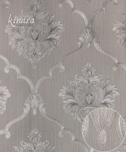 Wallpaper Klasik Silver Abu-Abu E0181