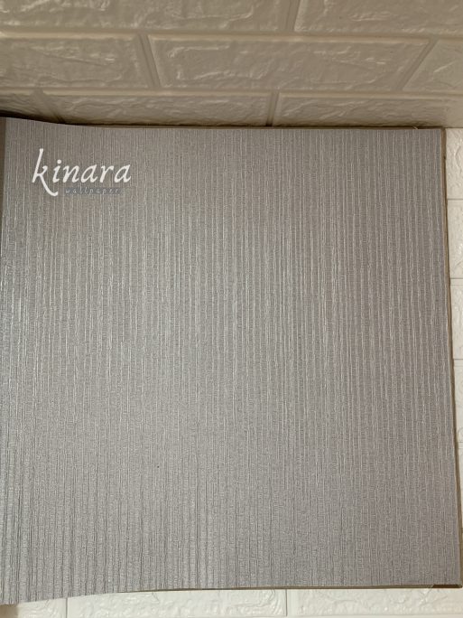 Wallpaper Polos Abu-Abu Bertekstur Garis E0183