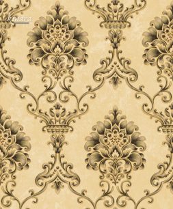 Wallpaper Klasik Batik Gold E0186