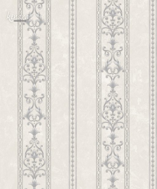 Wallpaper Garis Silver Abu-Abu E0189