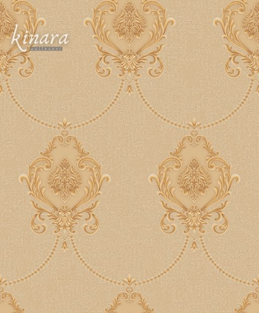 Wallpaper Klasik Batik Gold E0190