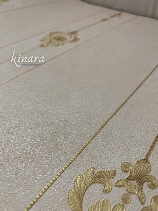 Wallpaper Klasik Batik Gold E0190