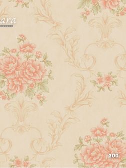Wallpaper Bunga Shabby Pink E0200
