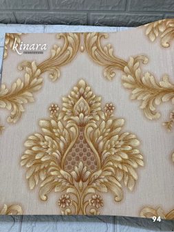 Wallpaper Klasik Batik Gold E0194