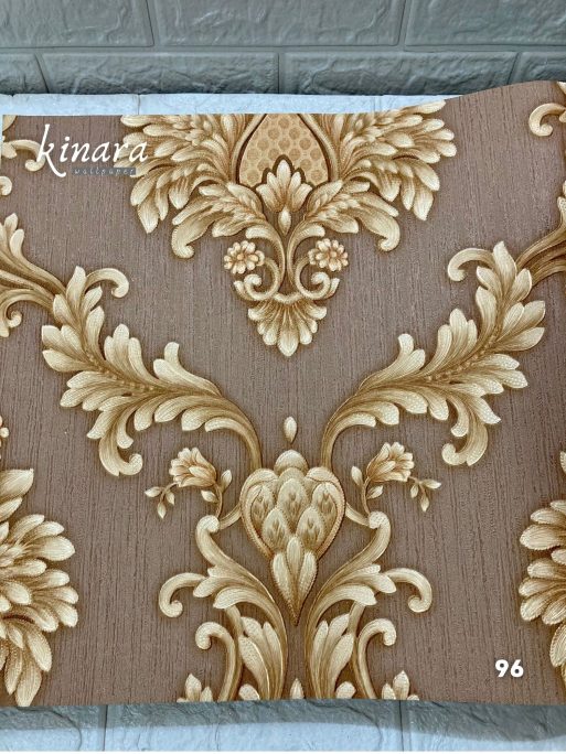 Wallpaper Klasik Batik Gold E0196