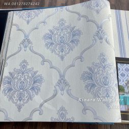 Wallpaper Batik Silver Klasik Dasar Cream