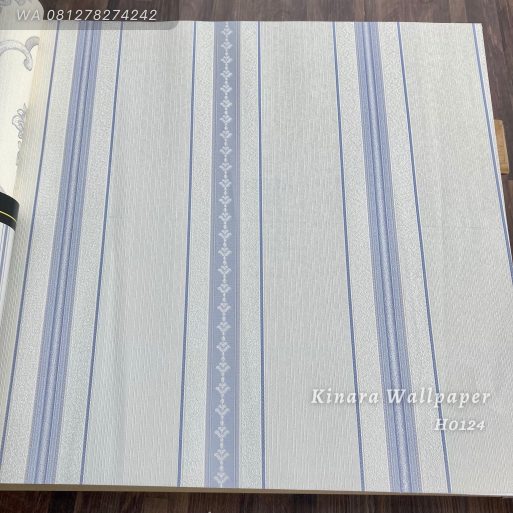 Wallpaper Salur Ungu Dasar Cream