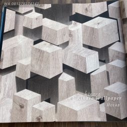 Wallpaper 3D Kubus Light Choco H0163
