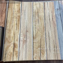 Wallpaper 3D Kayu Light Choco H0166