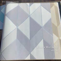 Wallpaper 3D Zigzag Silver H0178