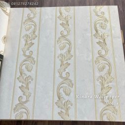 Wallpaper Salur Gold Dasar Cream